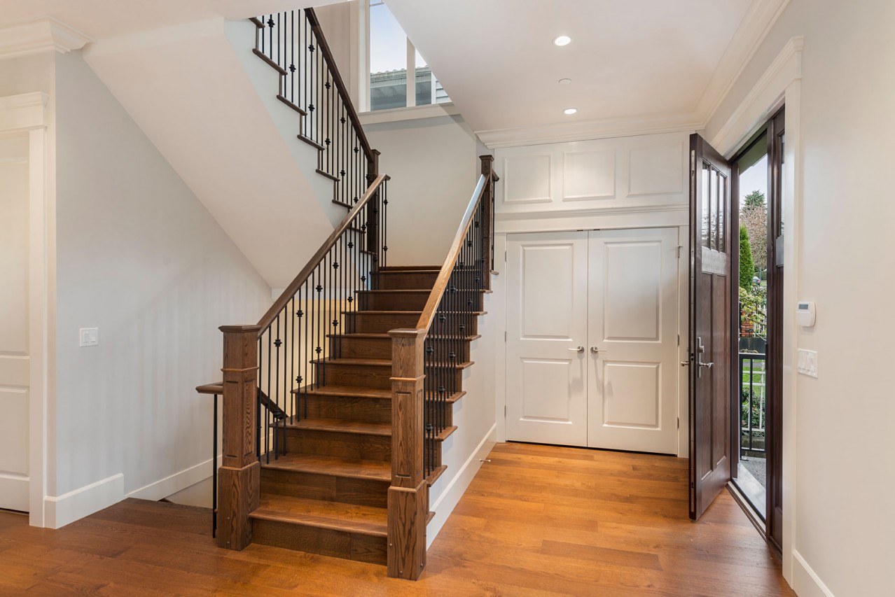Mount Pleasant Vancouver Custom Home Stairs