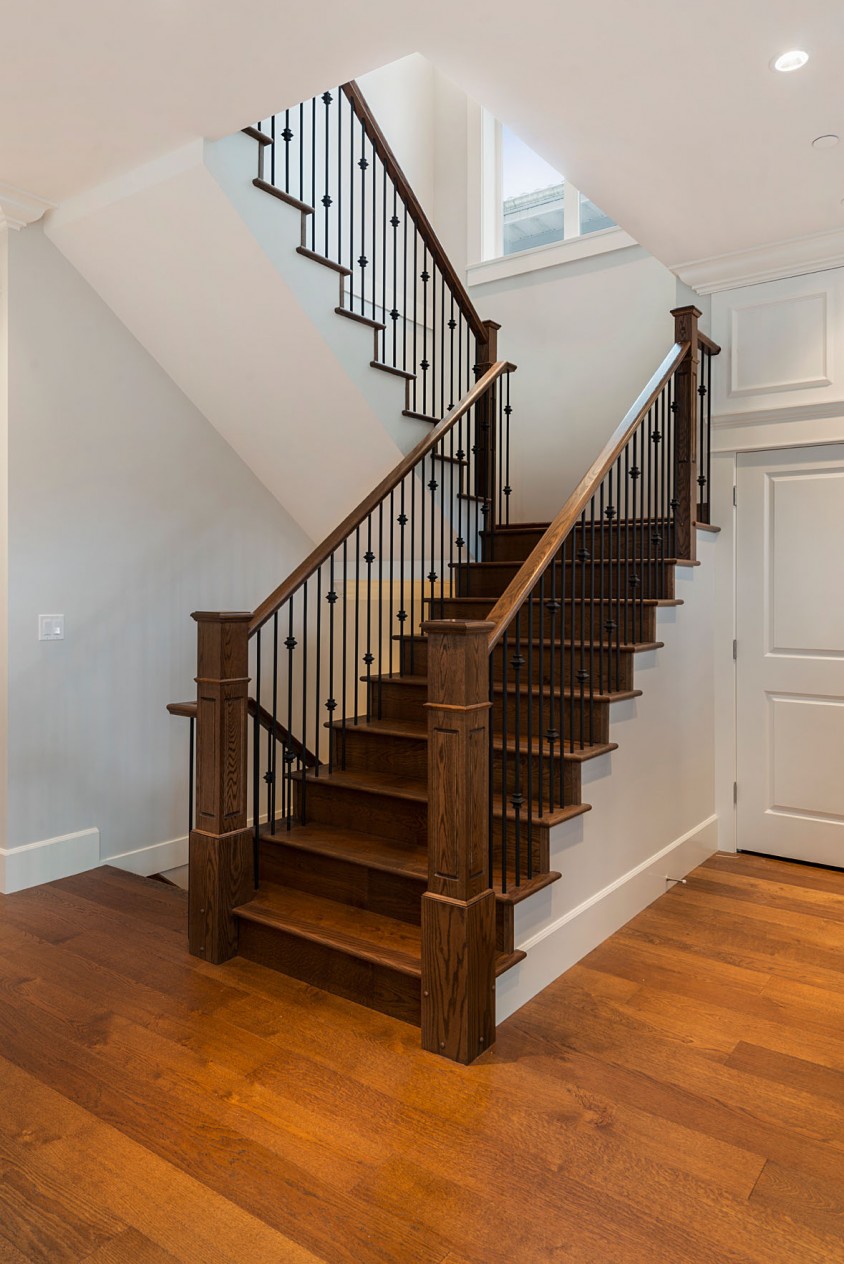 Mount Pleasant Vancouver Custom Home Staircase