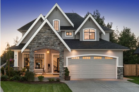 Custom Built Home Exterior