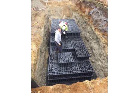 Instal of Storm Water Management System