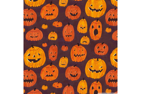 halloween pumpkins pattern wallpaper 1024x1024 1
