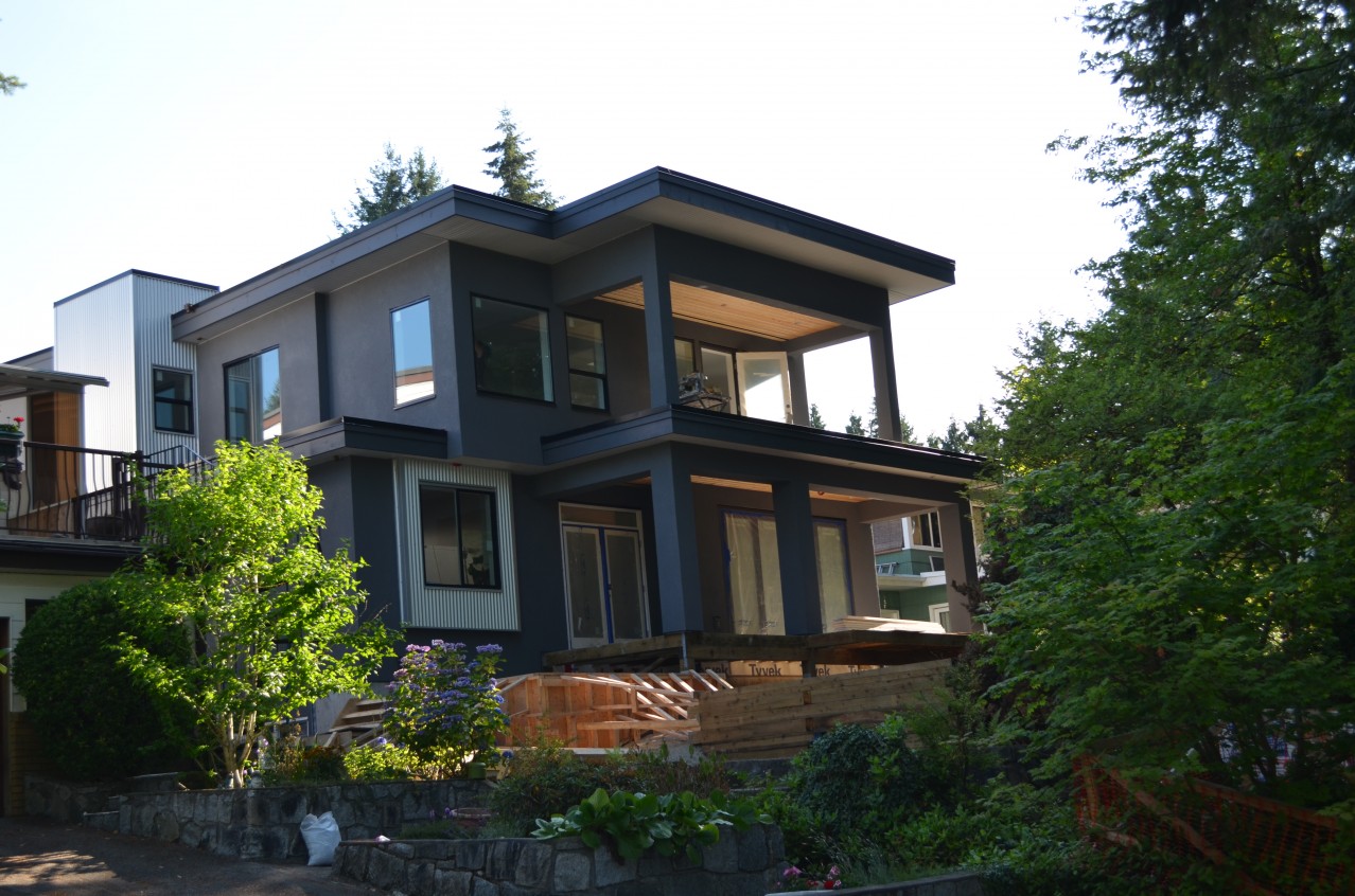 Keith, North Van Custom Home Under Construction