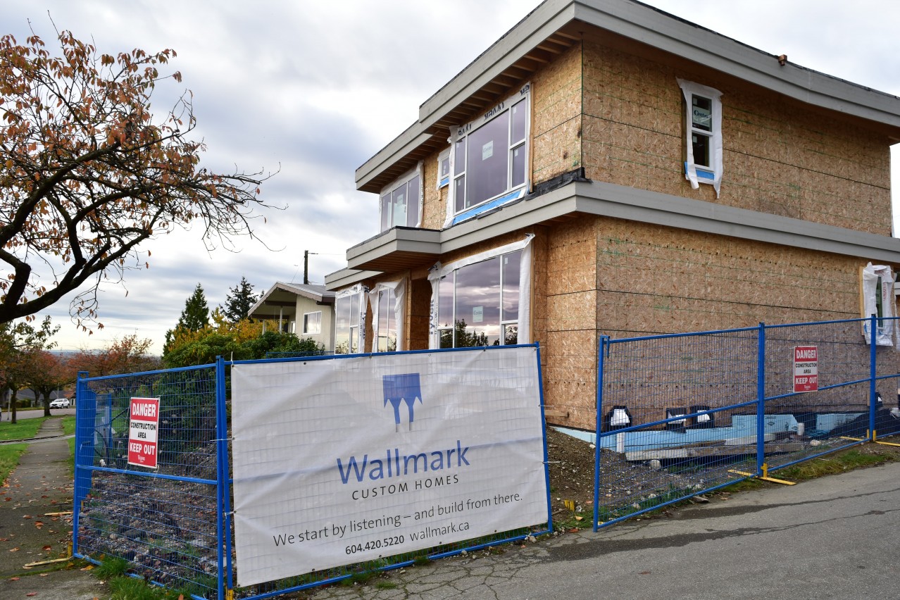 Contemporary Vancouver Home Under Construction