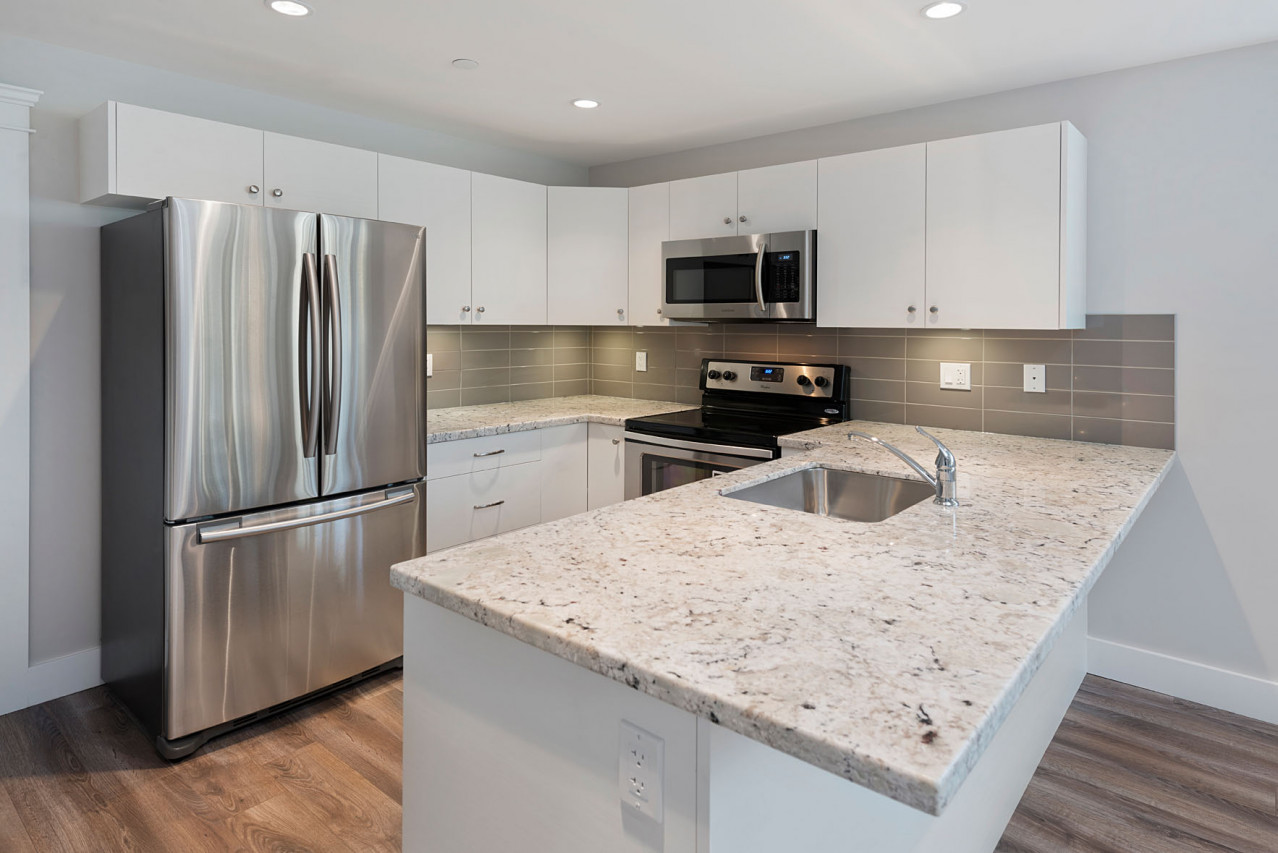 East Vancouver Heritage Style Custom Home - Suite Kitchen