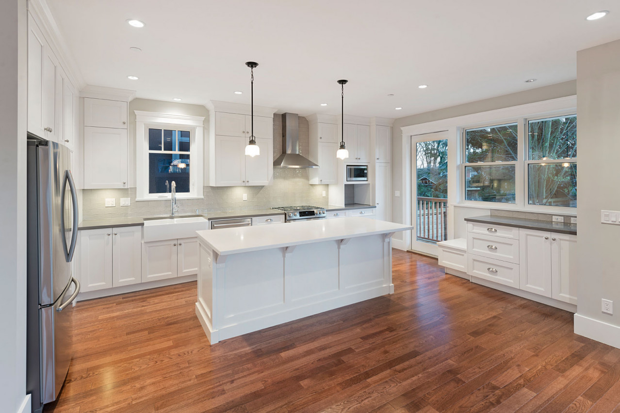 East Vancouver Heritage Style Custom Home Kitchen