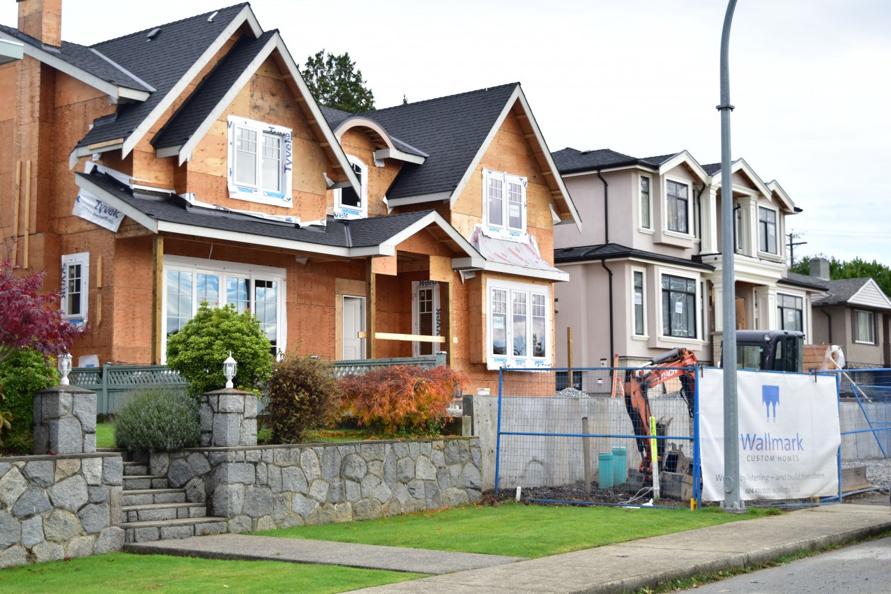 Buchanan, Burnaby Custom Home Under Construction