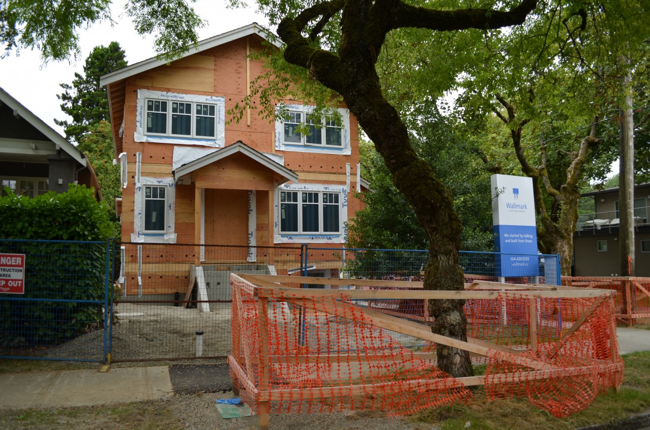 Vancouver Custom Home - During construction