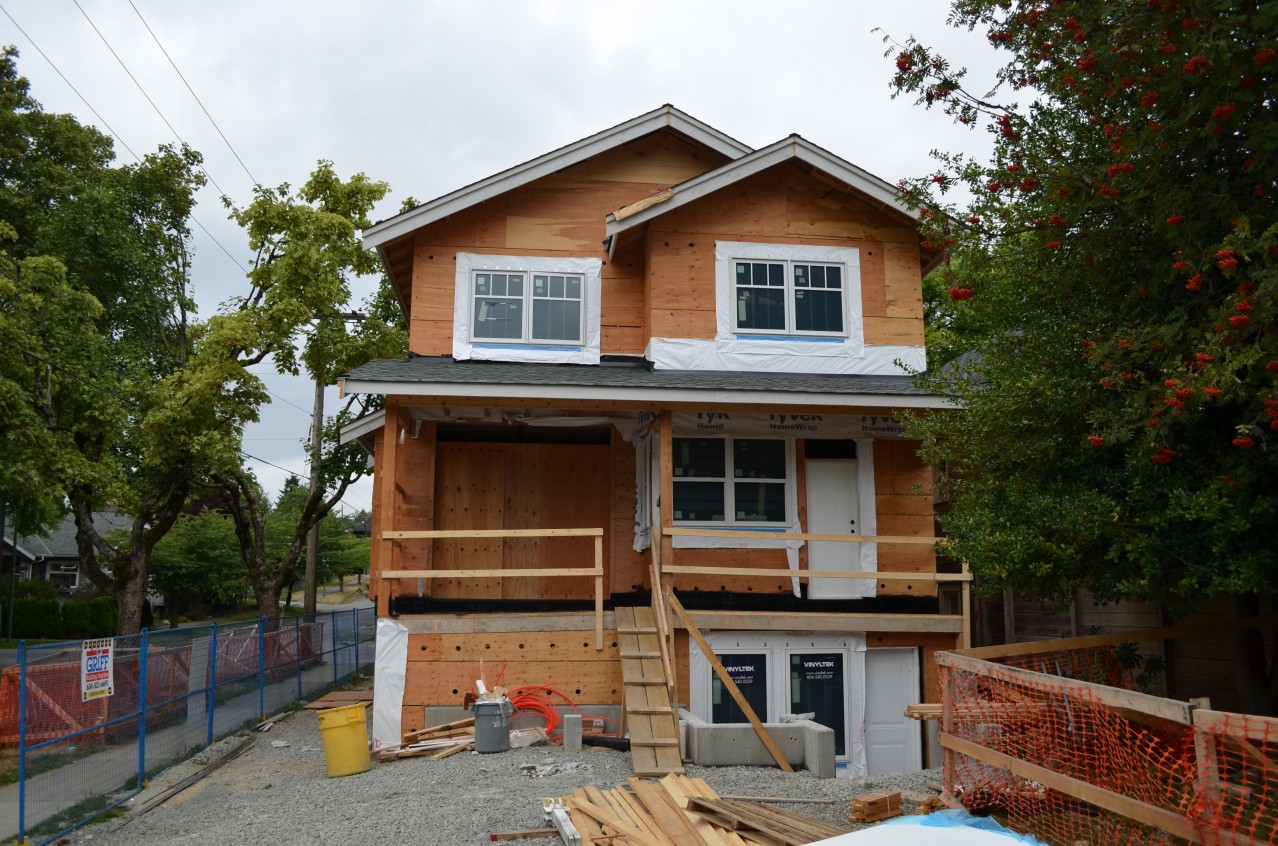 Vancouver Custom Home - During construction