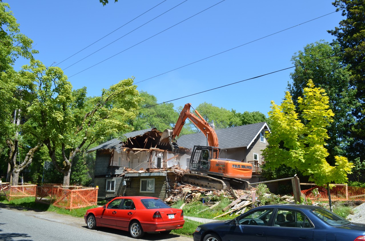 Vancouver Custom Home - During Demolition