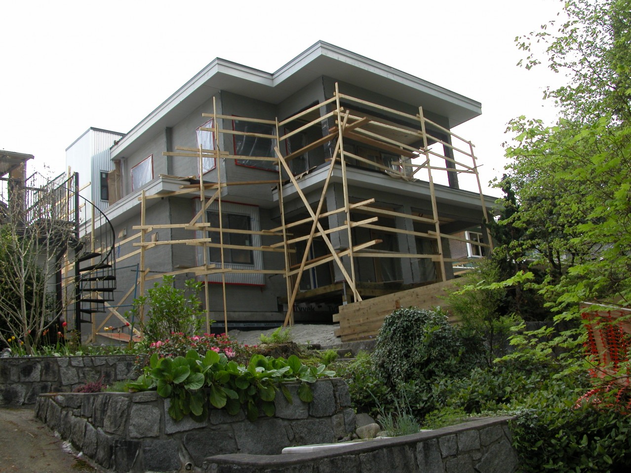 Contemporary North Van Build Under Construction