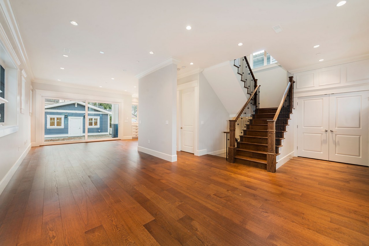 Mount Pleasant, Vancouver Custom Home Living Room 