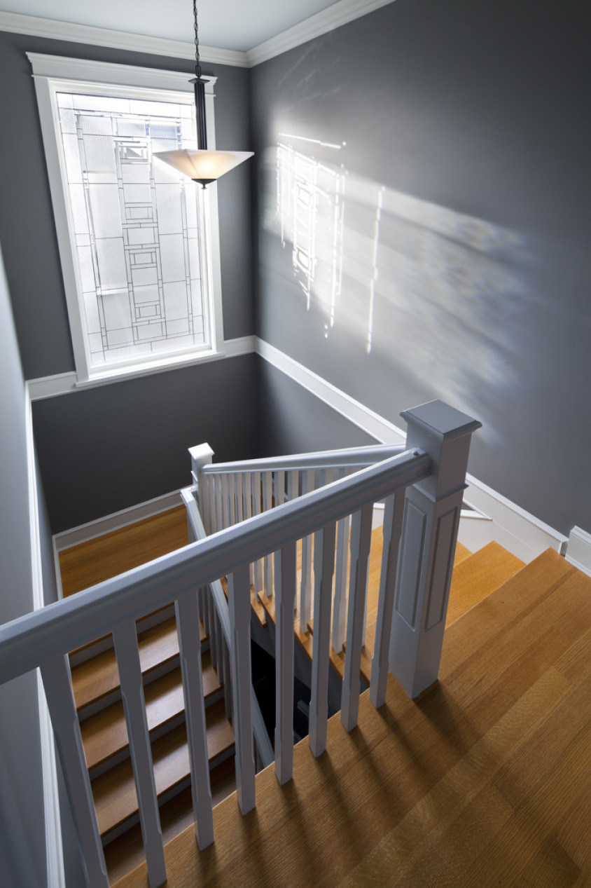 Custom built vancouver home staircase