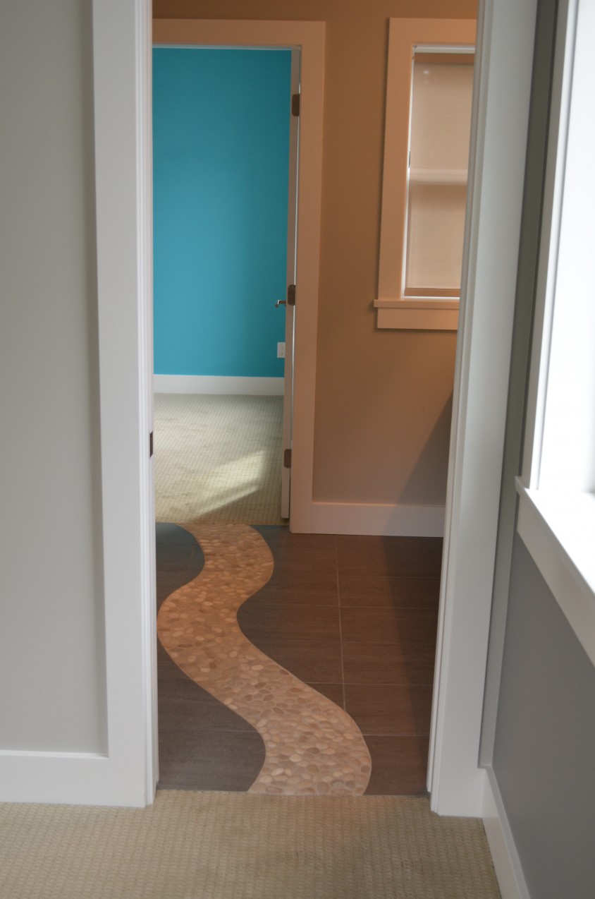 Custom Tile in Jack & Jill Bathroom