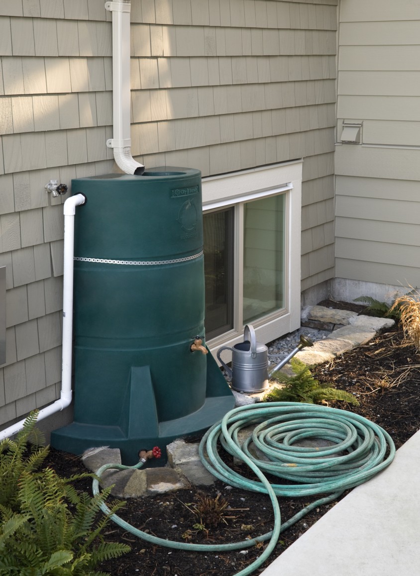 custom built vancouver home rainwater collection
